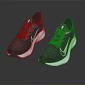 Black Running Shoes with White Sole Lightweight Breathable Mesh Athletic Design