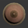 Military Ammunition Bullet With Copper Tip Blue Gold Casing Detailed Surface Texture And Metallic Finish