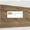 Modern background wall profiled background wall modeling wall 3d model