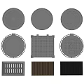 Different Shapes and Designs of Road Infrastructure Manhole Covers and Grates