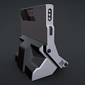 Synthesizer Tuner Mixer Distribution Box Central Control Distribution Cabinet Controller Console Main Console Low Face Number Low Mold Simple Mold Video Level Realism 3d model