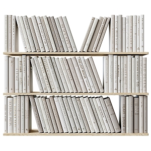 Modern Book Decoration 3d model