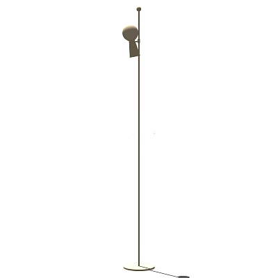 Modern Minimalist Floor Lamp With Adjustable Metal Stand And Sleek Design For Living Room 3d model