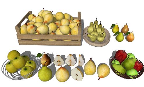 Modern Pear 3d model