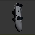 White And Black Ergonomic Game Controller With Buttons And Joysticks