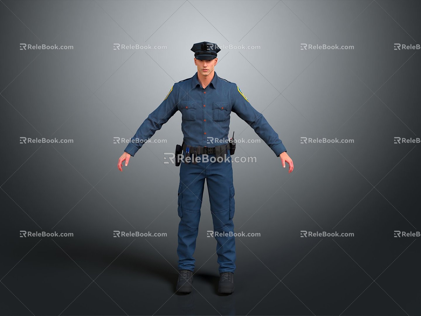 Police officers, civilian police, security, security, soldiers, soldiers, warrior figures model