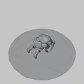 Game Movie Character Mechanical Beetle With Metallic Shell And Sharp Legs
