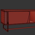 Modern living room TV cabinet 3d model