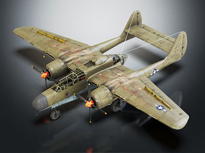 Modern Fighter 3d model