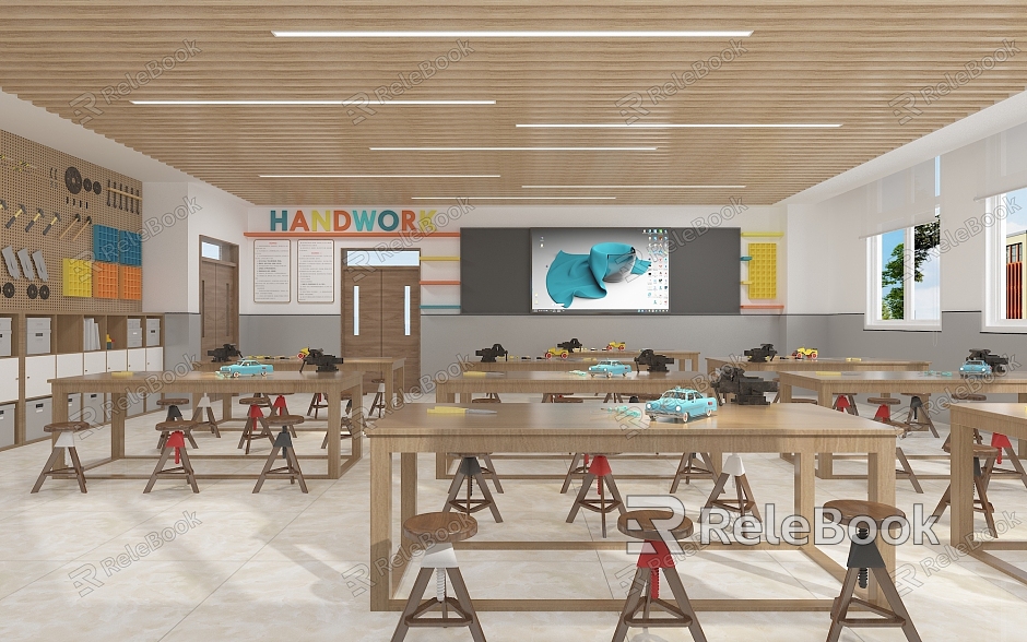 Modern Classroom Labor Technology Classroom model