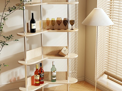 Shelf Bookshelf 3d model