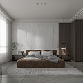 Modern Bedroom Minimalist Bedroom 3d model