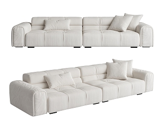 Modern Multiplayer Sofa 3d model