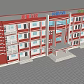 Red and White Multi Story School Building Featuring Classroom Windows And Quality Research Distinctive Education