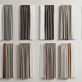 Modern Curtain Combination 3d model