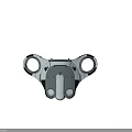 3D Modeled Aerospace Mechanical Component With Silver Gray Circular Structures For Space Missions