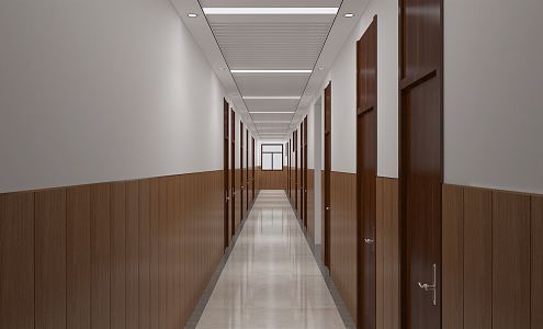 The Modern Corridor 3d model