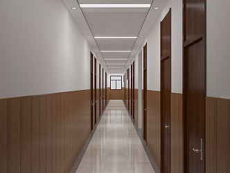 The Modern Corridor 3d model