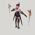Characters 3d model
