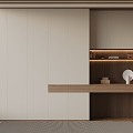 02 modern minimalist wardrobe wardrobe 3d model