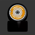 Black Stacked Car Tires Featuring Liberty Walk Brand Logo Design