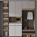 Shoe cabinet cabinet door shoe cabinet white shoe cabinet style shoe cabinet shoe cabinet 3D model 3d model