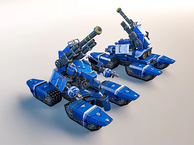 Modern Robots 3d model