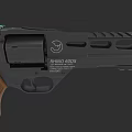 Rhino 60DS Revolver With Wooden Grip Black Frame And Red Green Sights