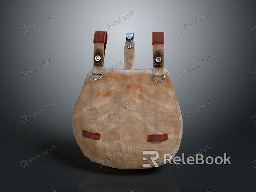 Bag Satchel Bag Collar Bag Leather Bag Cloth Bag Canvas Bag Realistic model