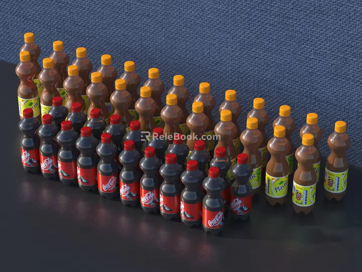 Modern Drinks 3d model