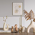 Modern ornaments combination 3d model