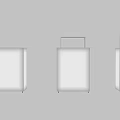 White Launch Device Display Stands With Transparent Lids And Modern Design