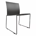 Modern Kitchen Cabinets With Black Finish And Sleek Metal Frame Design