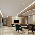 Elegant Modern Beauty Hair Salon Interior With Waiting Area Sofas Chairs Tables And Bright Lighting