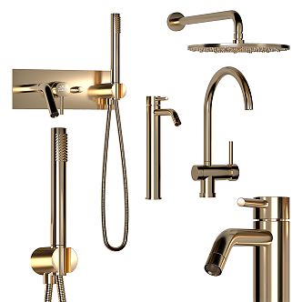 Modern faucet shower 3d model