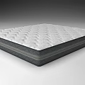 Supportive Comfort Mattress With Quilted Top And Dark Border Layered Design