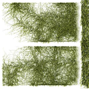 Modern Vine Plant Wall 3d model