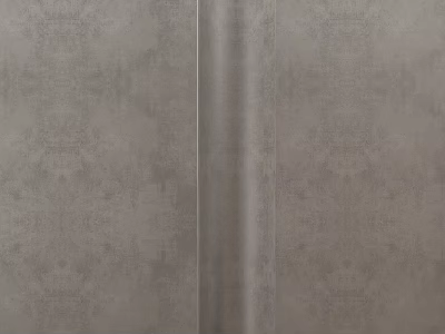 Gray Textured Wall Featuring Vertical Divider And Subtle Surface Details 3d model