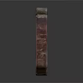 Wooden Carved Decorative Item with Floral Leaf Patterns Rectangular Hollowed Frame Traditional Handcrafted Home Decor