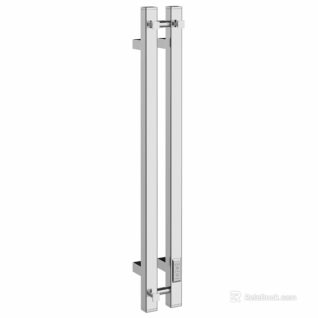 Stylish Modern Bathroom Accessories Stainless Steel Towel Rack For Home Use 3d model 