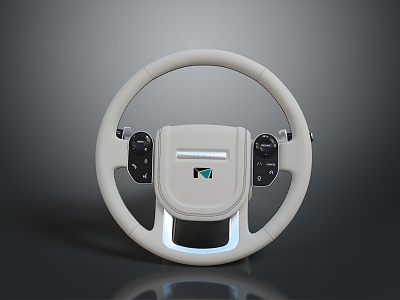 Steering wheel car steering wheel car parts life supplies 3d model