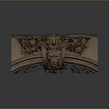 Vintage Wooden Architectural Bracket With Intricate Carvings And Classical Ornate Details