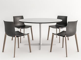 Modern Table and Chair Combination Negotiation Table and Chair Combination Casual Table and Chair 3d model