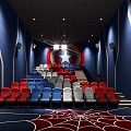 Modern Cinema Marvel Children's Studio 3d model