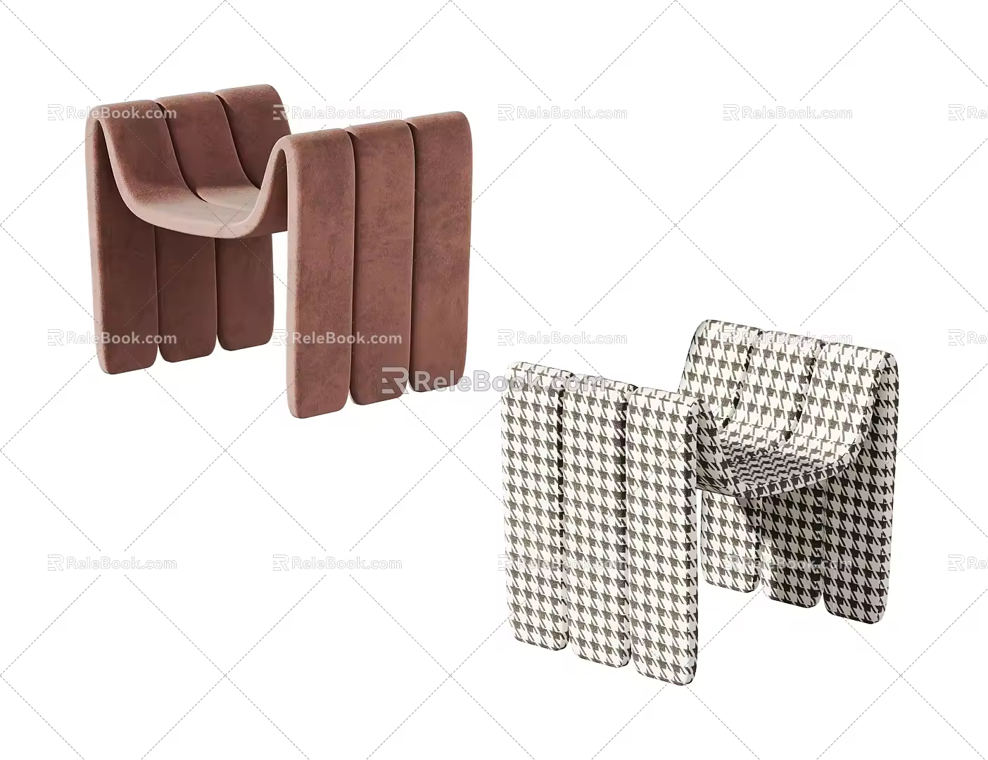 Modern Stool 3d model