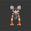 Mech Warrior Mech Soldier Machine Battlearm Mechanical Battlearm Machine Fighter Robot 3d model