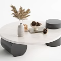 Modern Middle Ancient Style Coffee Table 3d model