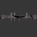 Advanced Space Satellite Design With Circular Antenna Dishes And Structural Framework