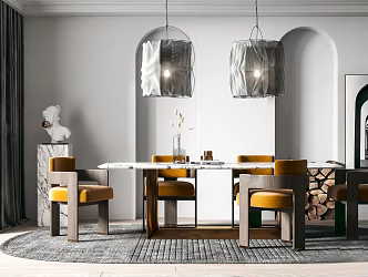 Quiet Dining Room 3d model