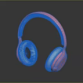 Pink Over Ear Headphones With Comfortable Earmuffs And Stylish Electronic Design